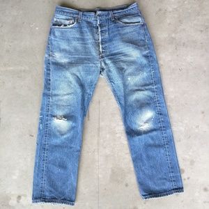 Vintage Levi’s Denim Jeans 501XX Button Fly 36x31